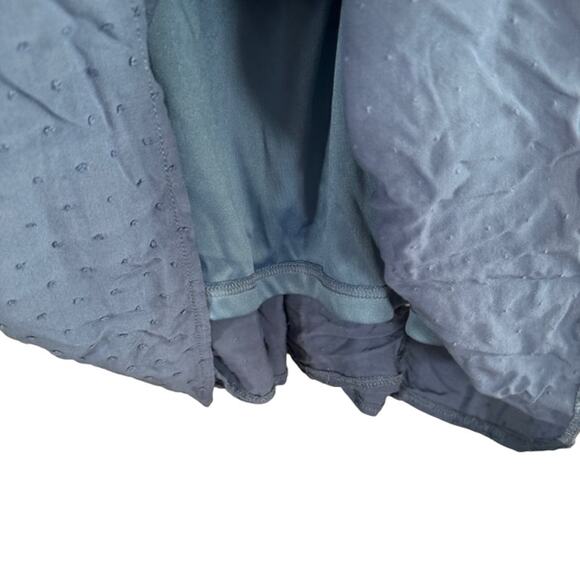 Shein Blue Sleeveless Tied String Flowy Dotted Mini Dress Women Sz XS - Picture 6 of 9